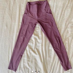Marika dusty rose leggings with pockets